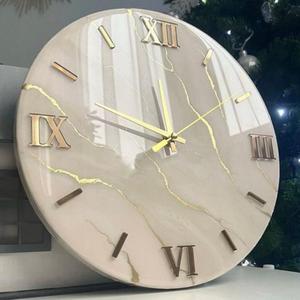 Luxury Resin Wall <b>Clock</b> Modern Artistic Home Decoration Piece With Durable Construction And <b>Silent</b> Movement - Product Image 5