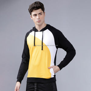 Nardon Apparel Manufacturer Wholesale Custom High Quality Lightweight <b>Blocked</b> <b>colour</b> Hoodie Men - Product Image 4