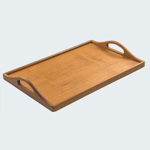 Plateau de service et de rangement en bambou pour la maison, finition polie, personnalisable, passe au lave-vaisselle, pour une utilisation dans le salon - Product Image 6