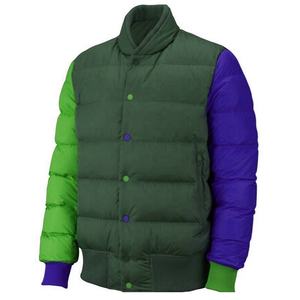 OEM Men's Quilted Down Puffer Jacket Long <b>Winter</b> Bomber Puffy <b>Coat</b> with Hooded Collar Windbreak Casual Outerwear for Hiking - Product Image 3