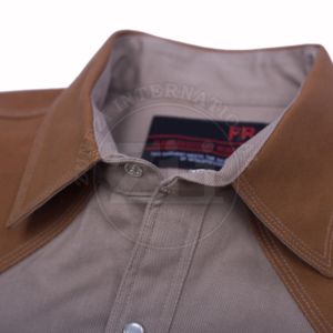 Chemises ignifuges en coton FR sur mesure de qualité supérieure, séchage rapide, respirantes, détection par aiguille, nouveau design ignifuge FR - Product Image 3