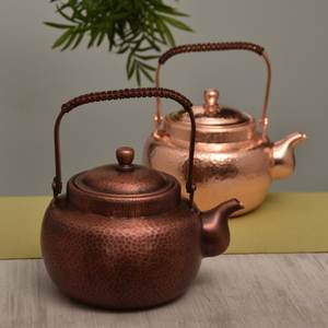 Handcrafted Indian Brass Kettle Antique Look Tea <b>Coffee</b> Pot for Kitchen Décor Home Hotel Café Restaurant <b>Table</b> <b>Display</b> - Product Image 2