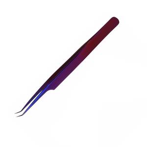 แหนบตัดขนตา Morje Surgical Precision คุณภาพสูง ผลิตจากสแตนเลสสตีล ขนาด 10 มม. ปลายเรียบ ปรับแต่งได้ สีม่วงไล่เฉดสีน้ำเงิน - Product Image 6