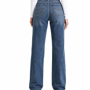 Jeans de Mezclilla Personalizados para Mujer, Corte Bootcut, Cintura Alta, Estilo Vintage, Suaves, con Spandex/Algodón, Secado Rápido, 220g, Ajuste Moderno para Toda Temporada - Product Image 2