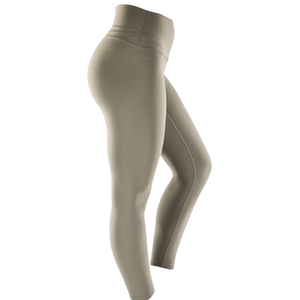 High-Performance Winter Casual Women's Yoga Leggings <b>Knee</b>-Length with Stylish Crossover Waist Elastic - Product Image 2