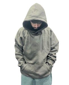 Sweat-shirt à capuche pour homme en polyester/coton personnalisé, écologique, coupe classique, broderie, tissu polaire 600g, hiver - Product Image 4