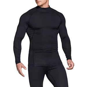 Conception personnalisée, meilleure fabrication, prix de gros, service OEM, nouvelle arrivée, anti-bactérien, vêtements de sport pour hommes, respirant, rashguard. - Product Image 3