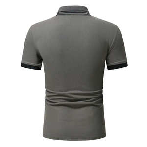 Chemise décontractée pour homme à deux boutons en coton – Vêtement de mode - Product Image 2