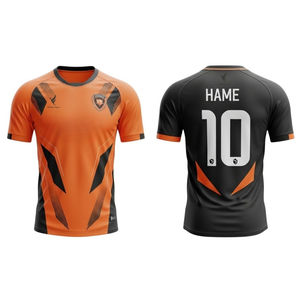 Vente en gros d'usine, prix de gros personnalisé pas cher, maillot de football américain de haute qualité, respirant, entièrement personnalisé, 100% polyester - Product Image 4