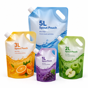 PROLINE Super Hot Sale Custom Gravure Printed Moisture Proof Laminated Aluminum PET/PA/PE Plastic Bottom Spout Stand Pouch for - Product Image 4