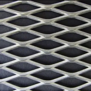 Rouleau de treillis métallique déployé en acier doux pour clôture de sécurité, treillis métallique déployé en acier à faible teneur en carbone, maille losange, tôle métallique déployée MS - Product Image 5