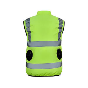 Chaleco de Seguridad Reflectante de Alta Visibilidad Unisex, Malla de Poliéster Transpirable, Múltiples Bolsillos, Detección de Agujas, Ropa de Trabajo, Transferencia de Calor - Product Image 3