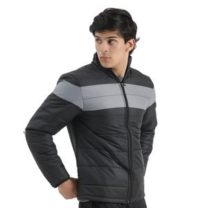 Nouveauté Prix de gros Vestes matelassées imperméables respirantes chaudes d'hiver avec logo personnalisé sur le devant pour hommes - Product Image 4