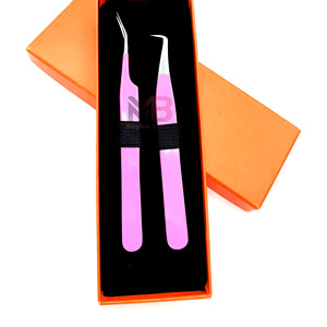 Pinzas para Pestañas al por Mayor, Proveedor Directo de Fábrica, Herramientas de Punta de Precisión para Técnicos de Belleza y Artistas de Pestañas - Product Image 3