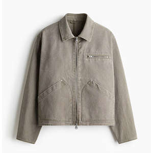 Chaquetas de Trabajo Impermeables de Lona Resistente, Estilo Vintage, Personalizadas por el Fabricante, para Trabajadores de Invierno, Carpinteros, Mecánicos de Detroit, Camioneros - Product Image 4