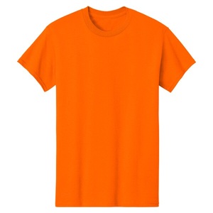 Camiseta de Cuello Redondo para Hombre, 2025, Colores Personalizados, Naranja, 100% Algodón, Ecológica, Talla Grande, Bordada, Anti-Pilling, 230g - Product Image 2
