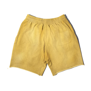Nouveauté : Shorts décontractés en coton délavé au soleil avec logo personnalisé pour hommes et garçons, idéaux pour le fitness et la musculation estivale - Product Image 2