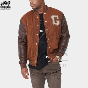 High Quality Varsity <b>Jacket</b> Men and Women Chenille Embroidery Leather Sleeves Custom Baseball Letterman Varsity <b>Jacket</b> - Product Image 4