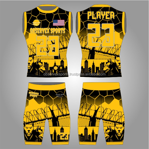 Uniforme de fútbol americano 7v7 para jóvenes, conjunto de uniforme de compresión 7 contra 7, uniforme de flag football americano 7on7 - Product Image 1