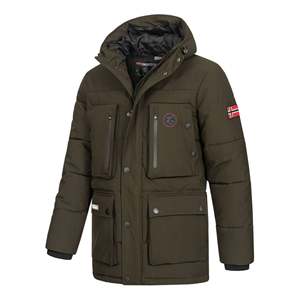 Custom OEM ODM High Men Winter Eco-Friendly Breathable <b>Waterproof</b> Puffer <b>Jacket</b> Warm Hooded <b>Parka</b> Windproof Reversible Polyester - Product Image 3