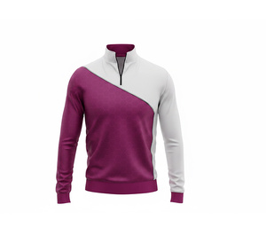 Micro Interlock Quarter Zip Jacket Manufacturer <b>Men</b> Women Youth Sportswear Quick Dry Team <b>Pullover</b> - Product Image 3