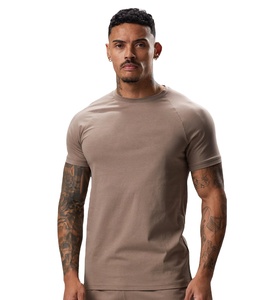 T-shirt homme personnalisé taupe foncé, t-shirt d'entraînement homme, coupe classique, respirant, fabriqué au Pakistan, t-shirts sportifs en tricot uni - Product Image 1