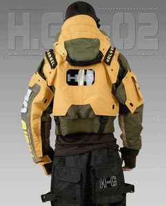 High Quality Canvas Thin Tech Wear Crop Top Style Hooded Waterproof Winter Cyberpunk Tactical <b>Jacket</b> with Front Pocket for Men - Product Image 4