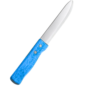 Ensemble de couteaux à steak professionnels, manche riveté, lame en acier inoxydable, pour hôtel, restaurant, fournisseur en gros pour hôtel, restaurant - Product Image 1