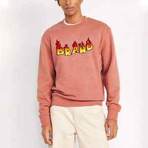 Sudadera de Manga Larga con Logotipo Personalizado de Alta Calidad para Hombre y Mujer, Tela de Felpa Suave Premium, Ropa Casual Cómoda para la Calle - Product Image 1