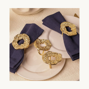 Anillo de Servilleta de Metal Moderno, Diseño Maravilloso, Anillo de Servilleta Personalizado, Decoración para el Hogar, Hotel, Restaurante - Product Image 5