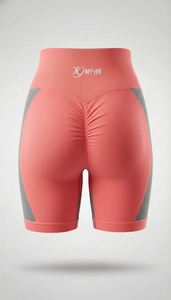 กางเกงกีฬาขาสั้นเอวสูงระบายอากาศได้สำหรับผู้หญิงกางเกงสำหรับนักขี่จักรยาน - Product Image 5