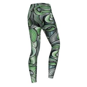 Leggings de Yoga de Cintura Alta para Mujer, de Spandex y Poliéster, Secado Rápido, Transpirables, Ecológicos, Ajuste Personalizado - Product Image 2