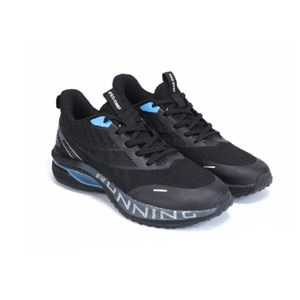 Zapatillas Deportivas Negras para Hombre, Ligeras, Transpirables, con Suela Acolchada, para Entrenamiento - Product Image 1