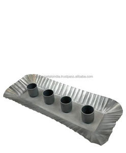 Candelabros decorativos de bandeja de Metal para decoración del hogar para bodas y Navidad Candelabro decorativo de Metal Decoración - Product Image 5