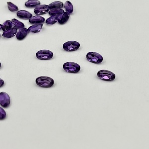 Ametyste africaine naturelle (qualité AA) taille ovale 3x5 mm I Pierre précieuse en vrac de qualité supérieure - Product Image 5