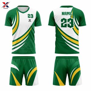 Conjunto de Fútbol de Alto Rendimiento, 100% Poliéster Antiencogimiento, Jersey Deportivo Sólido, Impresión por Transferencia de Calor Personalizada, Transpirable y de Secado Rápido - Product Image 3