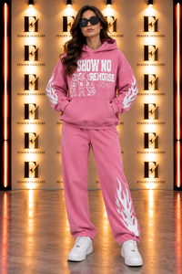 Ensemble de survêtement imprimé personnalisé pour homme – Sweat à capuche et pantalon de jogging oversize style streetwear – Tenue décontractée deux pièces à capuche - Product Image 2