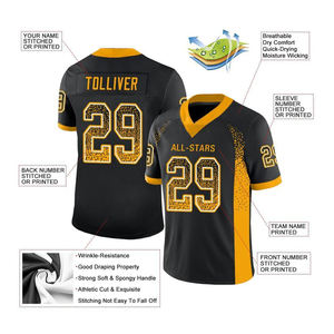 Maillot de football américain haute performance personnalisé pour équipe, uniforme sportif à séchage rapide pour les matchs - Product Image 4