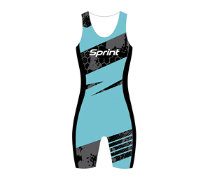 Combinaison de compétition de canoë-sprint sans manches AeroFit professionnelle - Product Image 3