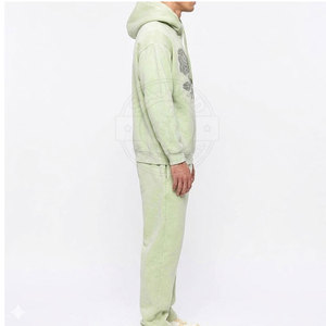 Survêtement moderne en strass pour hommes, design scintillant de haute qualité, matière douce, vêtements de sport, tenue élégante et tendance pour la ville - Product Image 5