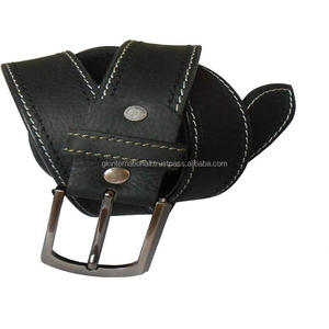 เข็มขัดแฟชั่นผู้ชายหนังแท้ทำด้วยมือคุณภาพสูงทุกขนาดและสีที่กำหนดเองพร้อมหัวเข็มขัดนิกเกิลไม่เป็นสนิม - Product Image 6