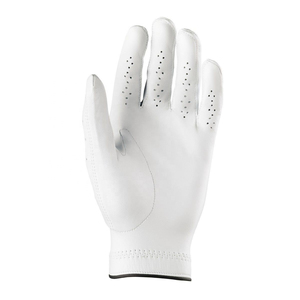 Gants de golf pour femmes OEM ODM personnalisés, en cuir d'agneau véritable blanc, antidérapants, respirants, sportifs - Product Image 2