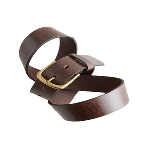 Elegante Cinturón Casual de Cuero Hecho a Mano para Hombre con Hebilla de Latón Sólido de Una Sola Punta, Cinturón Formal Casual - Product Image 6