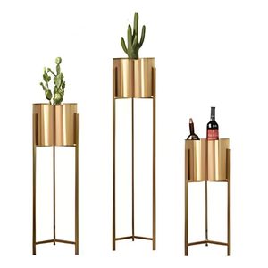 Maceta Metálica Premium a Bajo Precio, Decorativa para Plantas de Interior y Exterior, Jardín, Balcón y Decoración del Hogar - Product Image 1