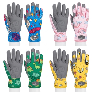 Women's Thermal Wrist-Length Gardening <b>Gloves</b> Anti-Slip <b>Waterproof</b> Cut-Resistant Leather Palm Protection <b>Kids</b> Gardening <b>Gloves</b> - Product Image 5