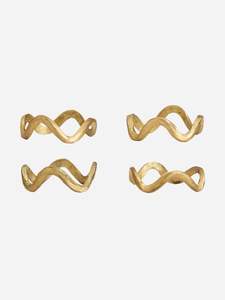 Anillo de Servilleta Geométrico Creativo de Aluminio para Decoración Moderna de Bodas y Banquetes - Product Image 2