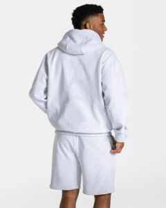 Sudadera con capucha de hombre gruesa de peso pesado con cremallera completa, estilo oversize streetwear, con bordado personalizado - Product Image 2