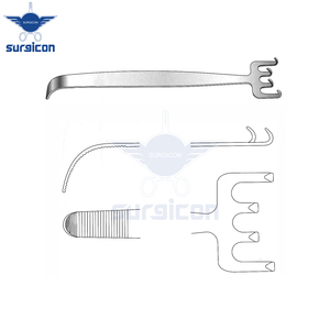 Retractor Facial Walter de 19 cm (7.5 Pulgadas), Retractor Quirúrgico de Acero Inoxidable, Instrumento Médico Reutilizable para Lifting Facial y Cirugía Plástica - Product Image 5