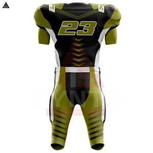 ชุดยูนิฟอร์มอเมริกันฟุตบอลแบบสั่งทำพิเศษ พิมพ์ลายโลโก้ด้วยเทคนิค Sublimation  จำนวนสั่งขั้นต่ำน้อย ขายส่งชุดกีฬาอเมริกันฟุตบอลแบบสั่งทำพิเศษ - Product Image 2