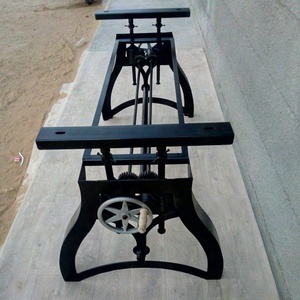 Base de mesa de manivela de Metal versátil Industrialux para el hogar, oficina, sala de estar, cocina, Hotel, apartamento, uso en Hospital para comedor - Product Image 2